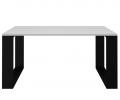 Moderní konferenční stolek bílý/černý